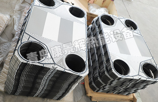 板式熱交換器內部結構圖 板式熱交換器內部結構圖